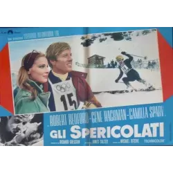 Downhill Racer Italian fotobusta movie poster set - illustraction Gallery