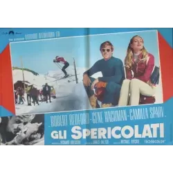 Downhill Racer Italian fotobusta movie poster set - illustraction Gallery