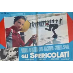 Downhill Racer Italian fotobusta movie poster set - illustraction Gallery