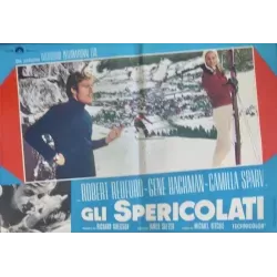 Downhill Racer Italian fotobusta movie poster set - illustraction Gallery