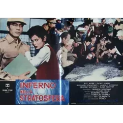 Battle In Outer Space (Uchu daisenso) Italian fotobusta movie poster set - illustraction Gallery