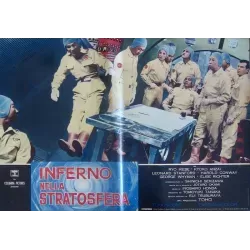 Battle In Outer Space (Uchu daisenso) Italian fotobusta movie poster set - illustraction Gallery