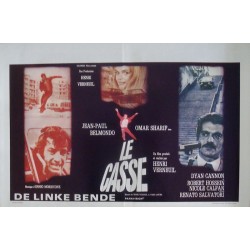 LE CERVEAU BRAIN Belgian movie poster JEAN-PAUL BELMONDO DAVID
