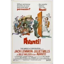 Avanti one sheet movie Poster - Illustraction Gallery