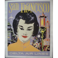 Delta Airlines San Francisco (1962 - LB)