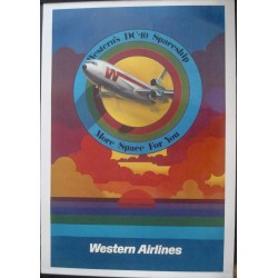 Western Airlines DC 10 Spaceship (1975 - LB)