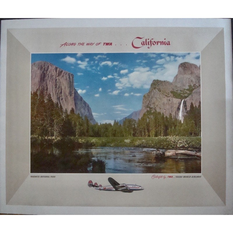 TWA California Yosemite Park (1953 - LB)