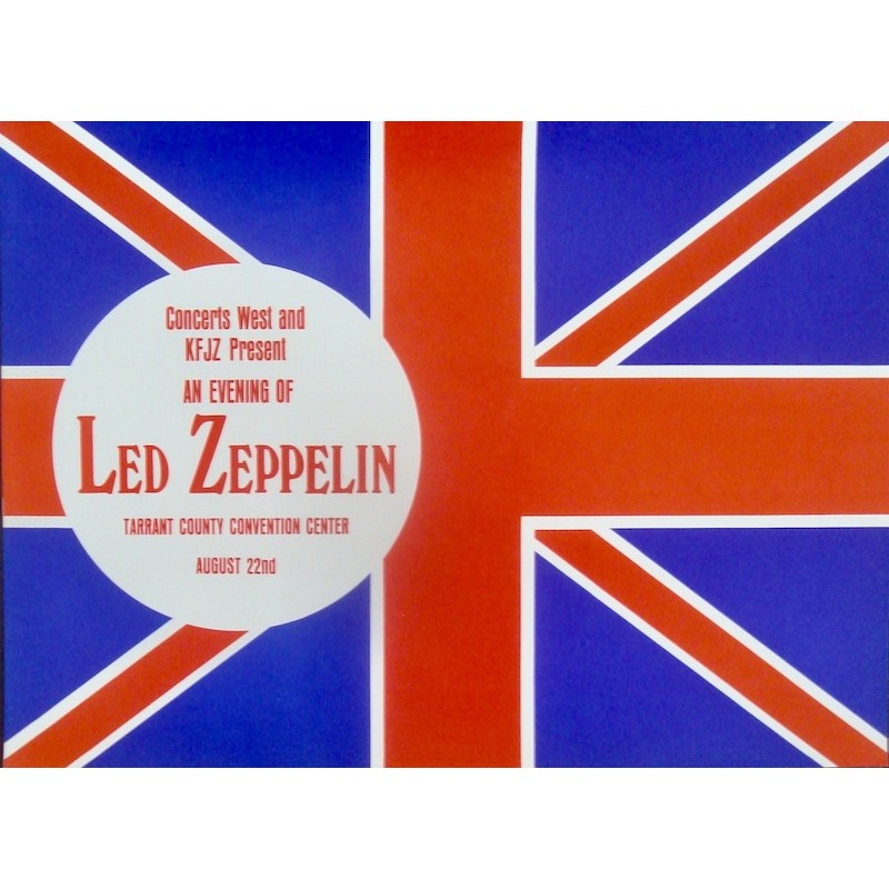 Led Zeppelin: Fort Worth 1970 (Handbill)