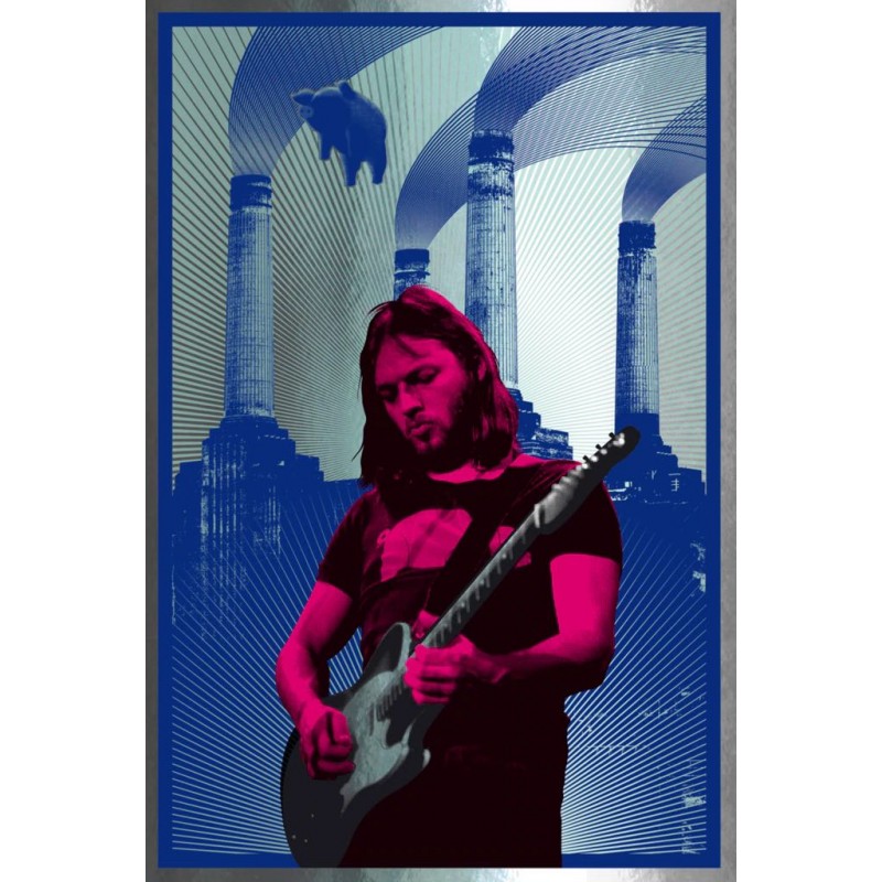 Pink Floyd: David Gilmour (Red Silver foil)