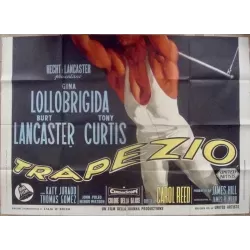 Trapeze Italian movie poster - illustraction Gallery