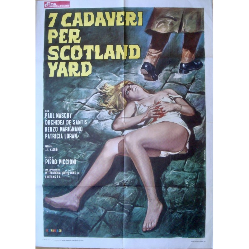 Seven Murders For Scotland Yard (Italian 2F)