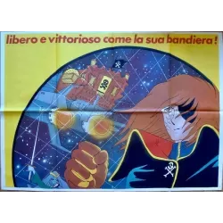 Space Pirate Captain Harlock Italian movie poster - illustraction Gallery