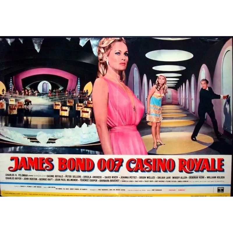 James Bond Casino Royale Italian fotobusta movie poster - illustraction Gallery