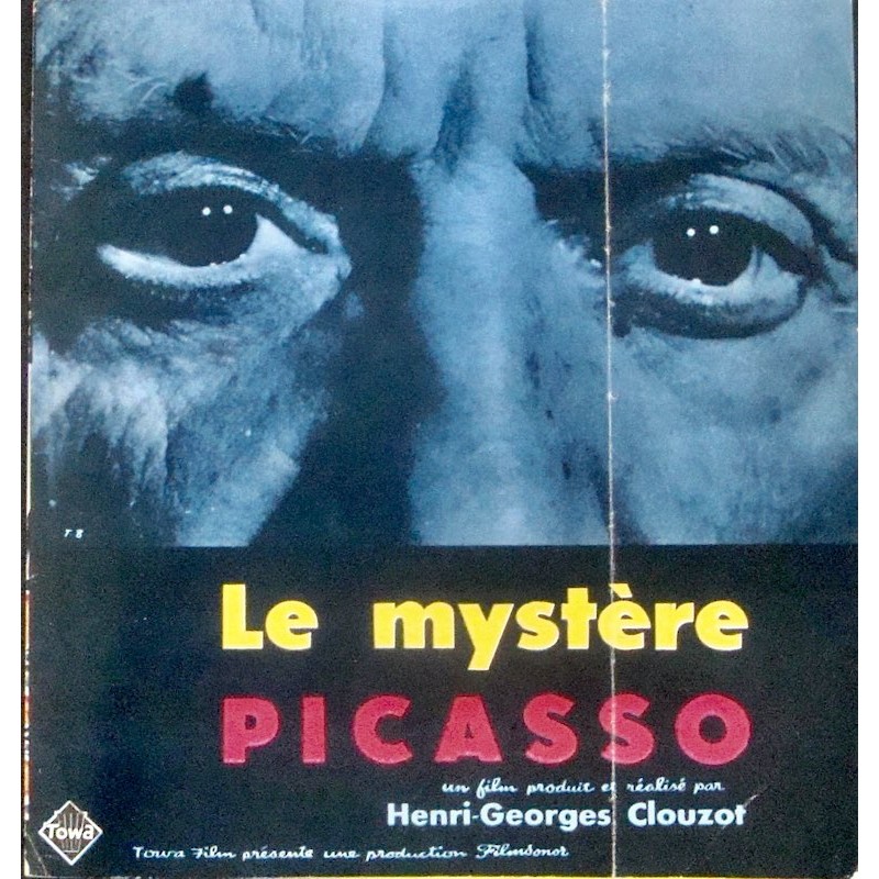 Le Mystere Picasso Mystery Of Picasso Japanese Movie Poster Illustraction Gallery