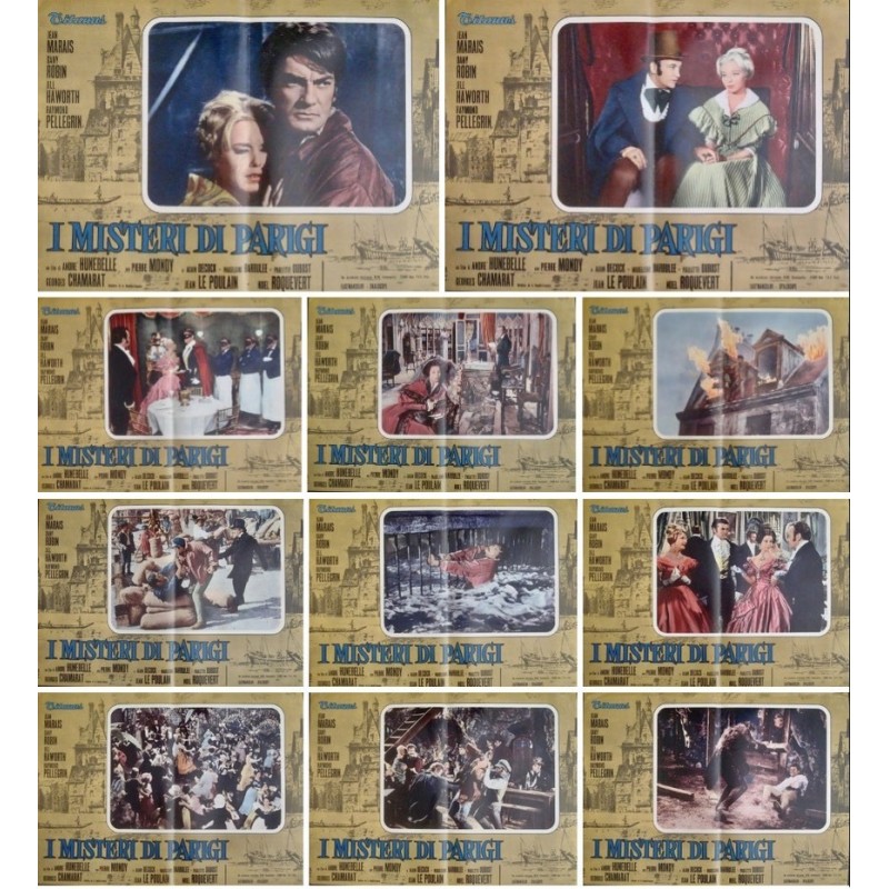 Mysteres de Paris (Fotobusta set of 11)