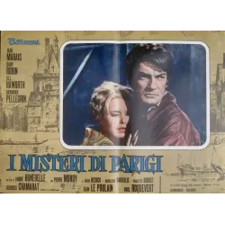 Les Mysteres de Paris Italian fotobusta movie poster set - illustraction Gallery