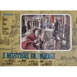 Les Mysteres de Paris Italian fotobusta movie poster set - illustraction Gallery