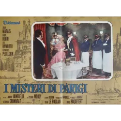 Les Mysteres de Paris Italian fotobusta movie poster set - illustraction Gallery