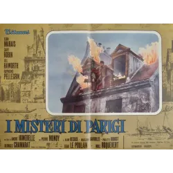 Les Mysteres de Paris Italian fotobusta movie poster set - illustraction Gallery