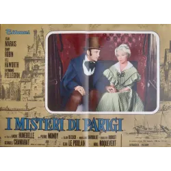 Les Mysteres de Paris Italian fotobusta movie poster set - illustraction Gallery