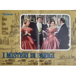 Les Mysteres de Paris Italian fotobusta movie poster set - illustraction Gallery