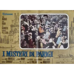Les Mysteres de Paris Italian fotobusta movie poster set - illustraction Gallery