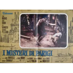 Les Mysteres de Paris Italian fotobusta movie poster set - illustraction Gallery