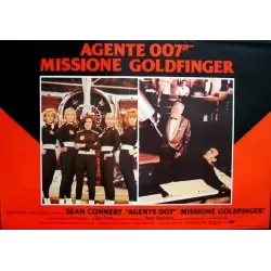 James Bond Goldfinger Italian fotobusta movie poster - illustraction Gallery