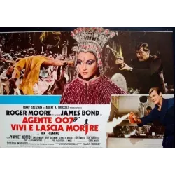 James Bond Live And Let Die Italian fotobusta movie poster - illustraction Gallery