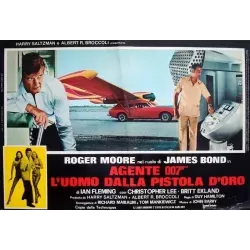 James Bond The Man With The Golden Gun Italian fotobusta movie poster - illustraction Gallery