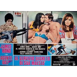 James Bond On Her Majesty's Secret Service Italian fotobusta movie poster - illustraction Gallery