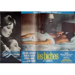 Les biches Italian fotobusta movie poster set - illustraction Gallery