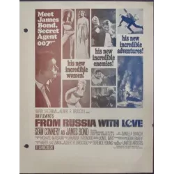 From Russia With Love Herald movie poster - illustraction Gallery