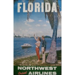 Northwest Orient Airlines Florida (1956)