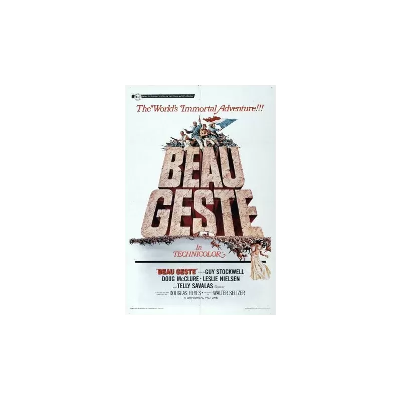 Beau Geste one sheet movie poster - Illustraction Gallery