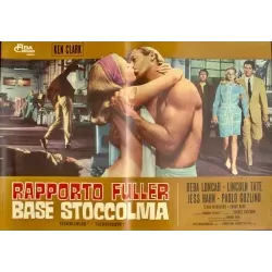 The Fuller Report (Rapporto Fuller, base Stoccolma) Italian fotobusta movie poster set - illustraction Gallery