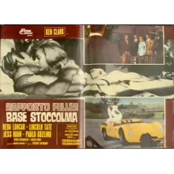 The Fuller Report (Rapporto Fuller, base Stoccolma) Italian fotobusta movie poster set - illustraction Gallery