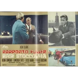 The Fuller Report (Rapporto Fuller, base Stoccolma) Italian fotobusta movie poster set - illustraction Gallery