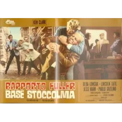 The Fuller Report (Rapporto Fuller, base Stoccolma) Italian fotobusta movie poster set - illustraction Gallery