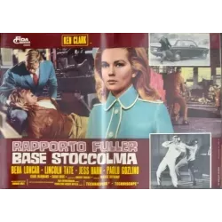 The Fuller Report (Rapporto Fuller, base Stoccolma) Italian fotobusta movie poster set - illustraction Gallery
