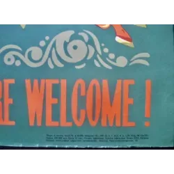 Moscow 1980 Olympics You Are Welcome poster - Illustraction Gallery