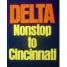 Delta Airlines Non Stop To Cincinnati (1968)