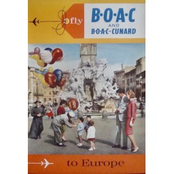 BOAC Fly To Europe (1964)