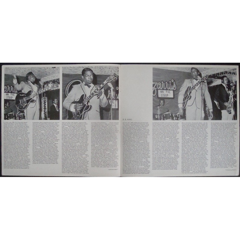 B.B. King 1968 German Concert Program By Gunther Kieser - Illustraction ...