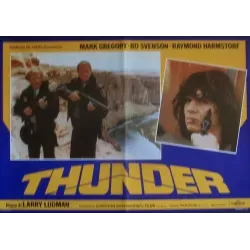 Thunder Italian fotobusta movie poster set - illustraction Gallery