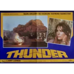 Thunder Italian fotobusta movie poster set - illustraction Gallery