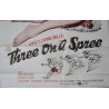 Three On A Spree 3 sheet movie poster - illustraction Gallery