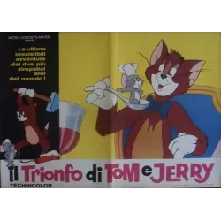 Tom And Jerry Italian fotobusta movie poster set - illustraction Gallery
