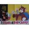 Tom And Jerry Italian fotobusta movie poster set - illustraction Gallery