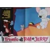 Tom And Jerry Italian fotobusta movie poster set - illustraction Gallery